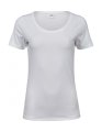 Dames T-shirt Tee Jays Stretch 450 White